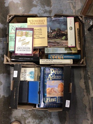 Lot 745 - Eight boxes of books, including fiction, non fiction, art, travel, etc