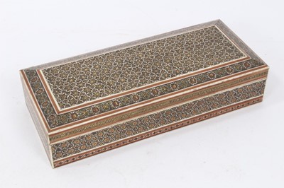 Lot 862 - Fine quality early 20th century Anglo-Indian Sadeli box