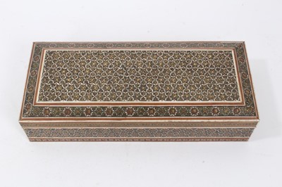Lot 862 - Fine quality early 20th century Anglo-Indian Sadeli box