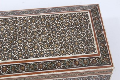 Lot 862 - Fine quality early 20th century Anglo-Indian Sadeli box