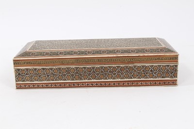 Lot 862 - Fine quality early 20th century Anglo-Indian Sadeli box