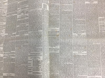 Lot 1171 - Bound volume of The Chelmsford Chronicle 1866-1867