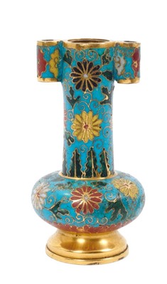 Lot 865 - Rare Chinese Ming Dynasty cloisonné enamel arrow vase, 15th / 16th century