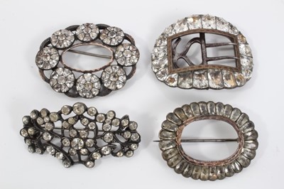 Lot 450 - Antique paste set jewellery