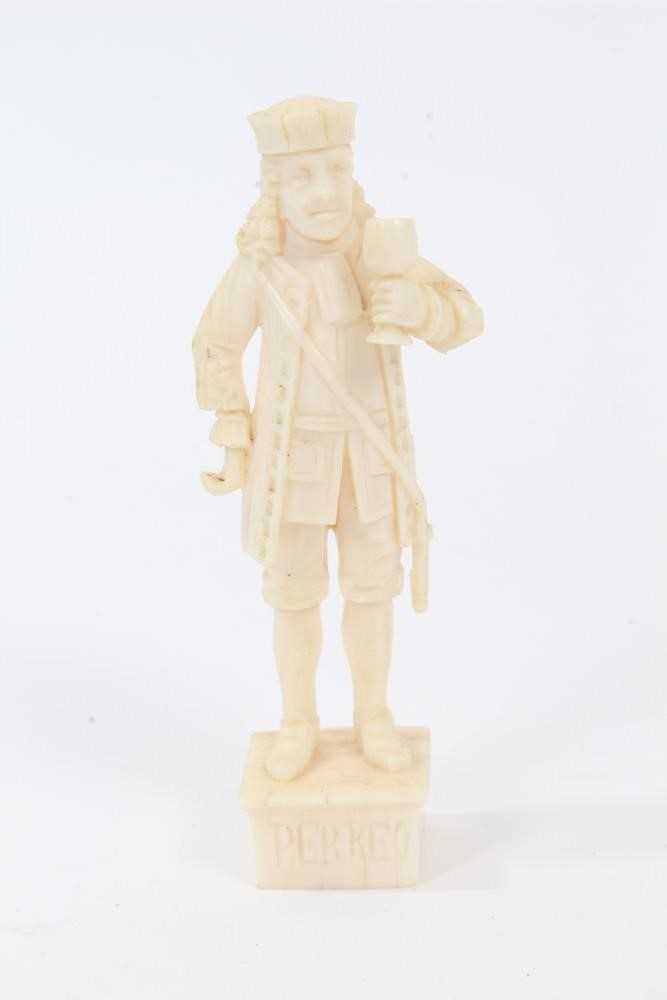 Lot 881 - Late 19th century European carved ivory figure