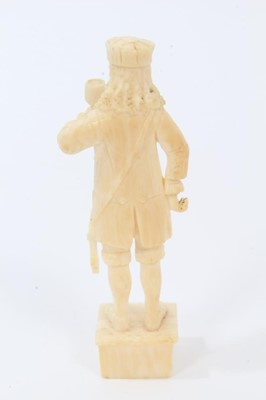 Lot 881 - Late 19th century European carved ivory figure