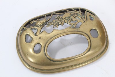 Lot 887 - 19th century Chinese brass hand warmer