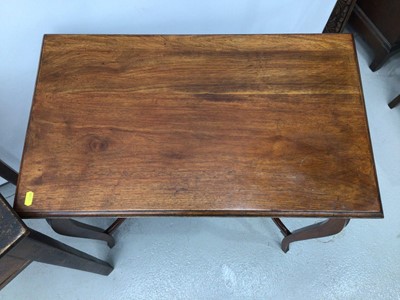 Lot 97 - Early 19th century elm side table with single...