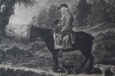 Lot 1043 - Nathan Drake (1728-1778) black and white engraving - 'Arthur Wentworth of Bulmer, near Castle Howard, Yorkshire, Aged 75. Earth Stopper to Charles, late Earl of Carlisle...', in glazed frame, 27cm...