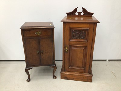 Lot 202 - Pot cupboard together with bedside chest