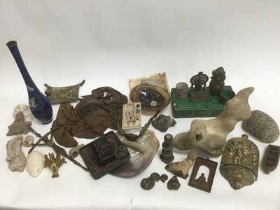 Lot 1815 - Collection of antique, natural history, ceramic and found objects