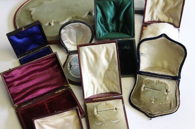 Lot 532 - Ten assorted Victorian jewellery boxes various