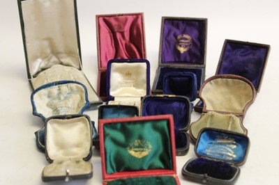 Lot 536 - Collection of 13 Victorian jewellery boxes for earrings