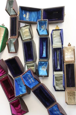 Lot 537 - Ten Victorian jewellery boxes for bangles