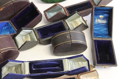 Lot 537 - Ten Victorian jewellery boxes for bangles
