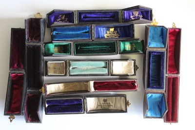 Lot 538 - Ten Victorian jewellery boxes for bangles