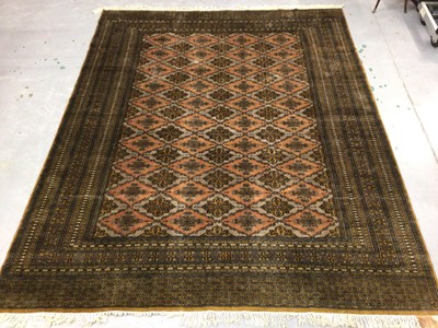 Lot 1357 - Large Pakistani carpet, purchased from Liberty's of London