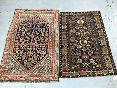 Lot 1349 - West Persian rug and another