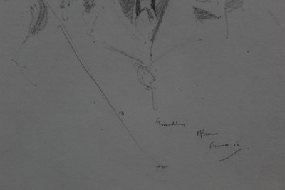 Lot 1187 - *Sir James Gunn (1893-1964) oil sketch on canvas - portrait of a gentleman, Mr Edward Grindley