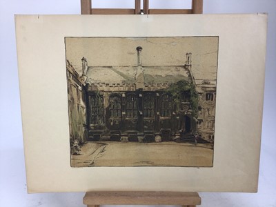 Lot 1206 - Sir William Nicholson (1872-1949) group of five signed prints - Colleges, each signed in ink and numbered 106, published 1905 at The Stafford Gallery, Old Bond Street, with blindstamp, 53cm x 40cm...