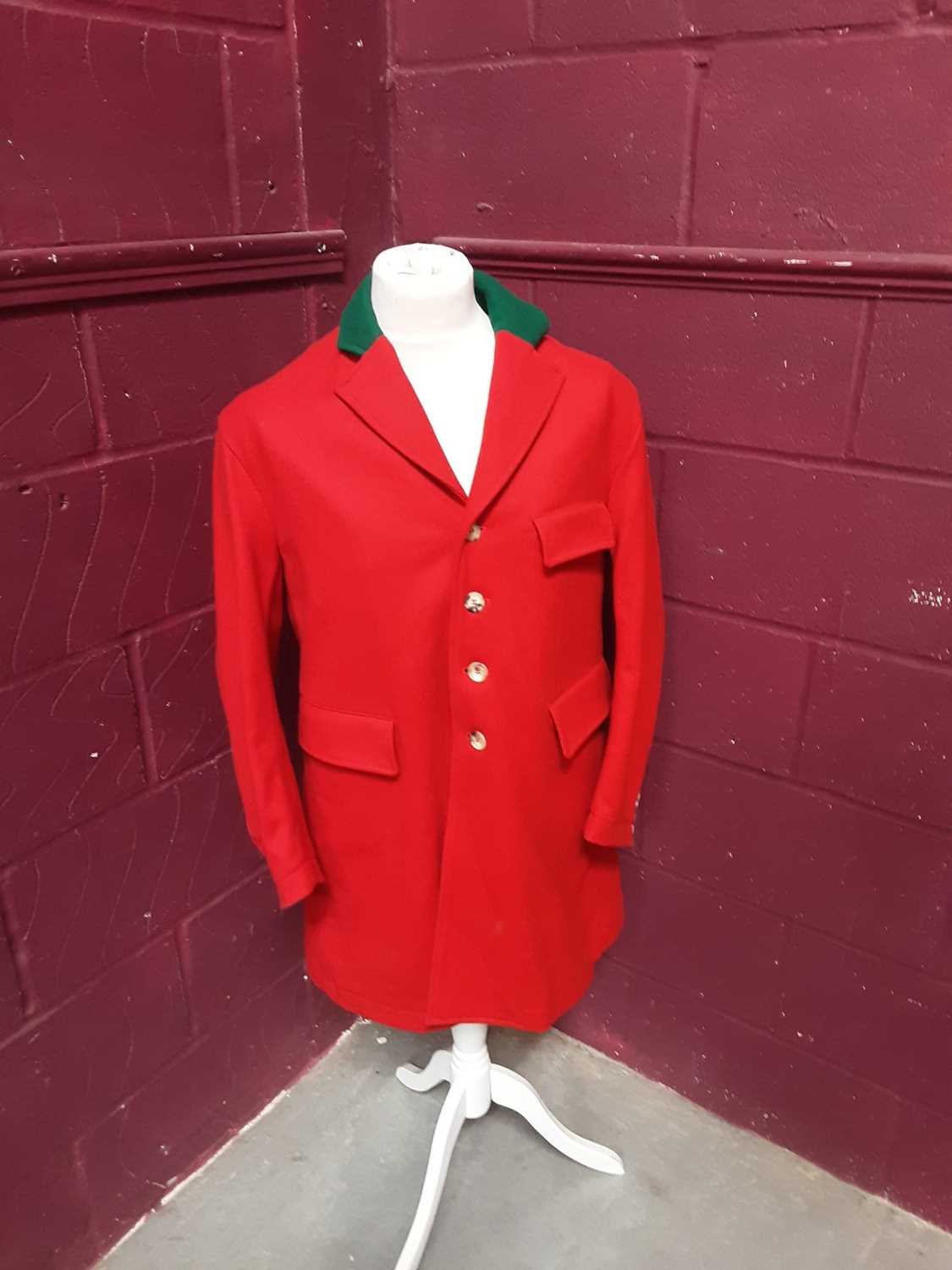 Lot 976 - Two red hunting coats