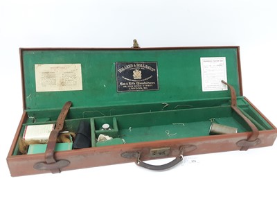 Lot 978 - Holland & Holland brown leather gun case