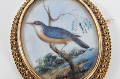 Lot 543 - Kingfisher brooch