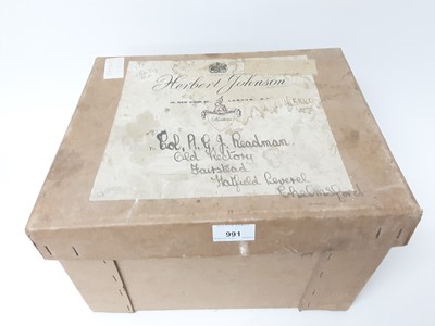 Lot 991 - Two Herbert Johnson top hats, both in original boxes