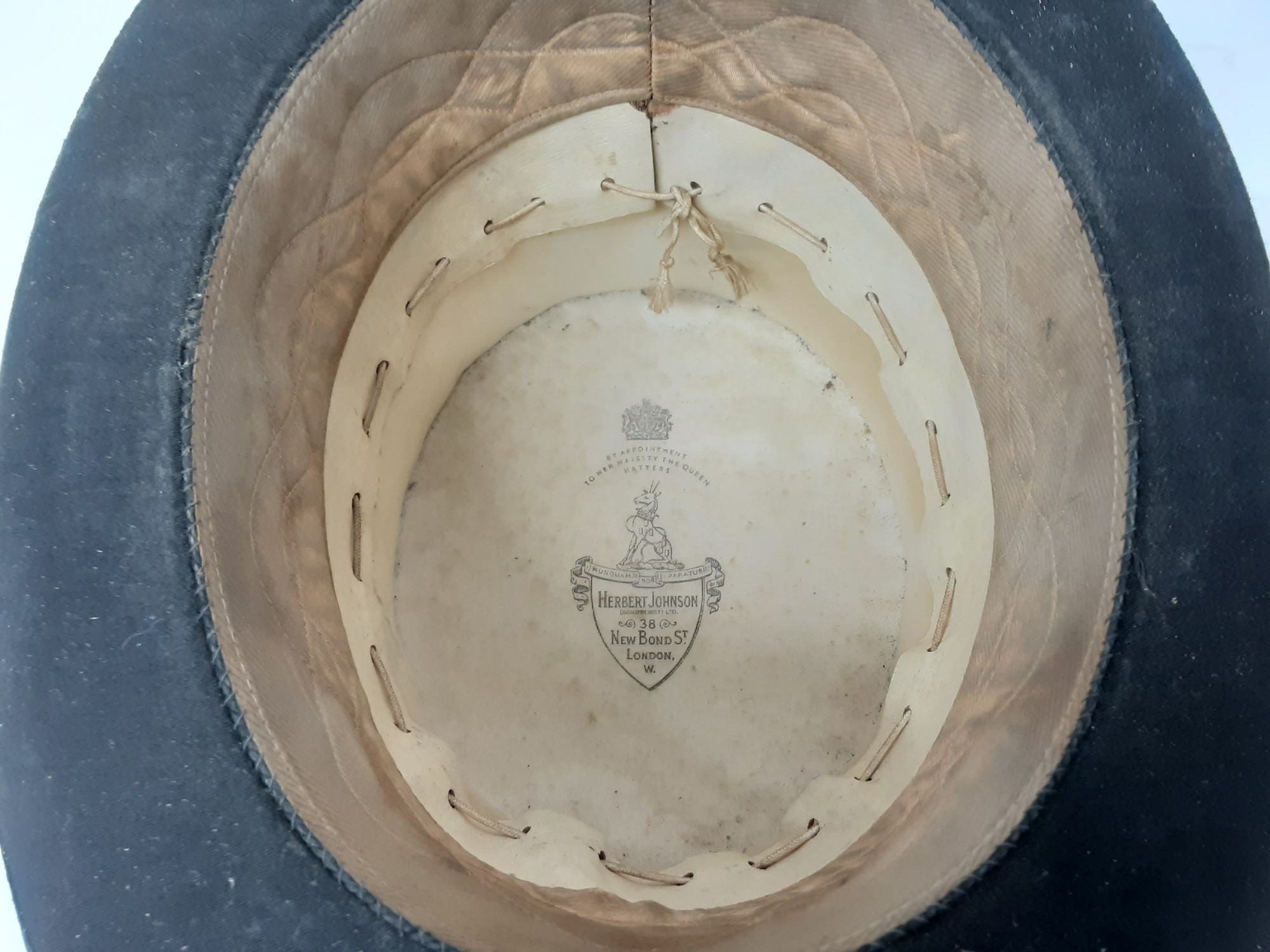 Lot 991 Two Herbert Johnson top hats, both in