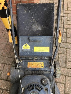 Lot 234 - Macallister petrol lawnmower with grass box