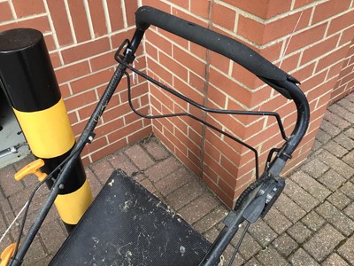 Lot 234 - Macallister petrol lawnmower with grass box