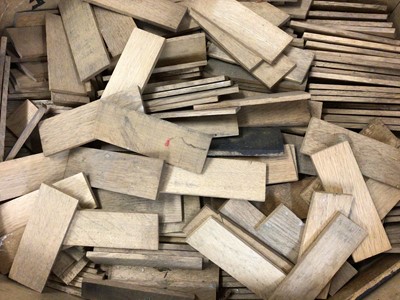 Lot 269 - Large collection of parquet flooring - 3 boxes