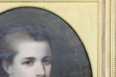 Lot 1162 - Oil on canvas portrait of Janes Fortescue Seymour, Lady Coleridge 1825 - 1878 (with provenance)