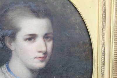 Lot 1162 - Oil on canvas portrait of Janes Fortescue Seymour, Lady Coleridge 1825 - 1878 (with provenance)