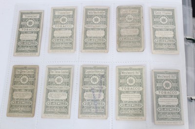 Lot 179 - Cigarette cards - Selection of early W D & H O Wills Ltd Cricketers in varying condition.