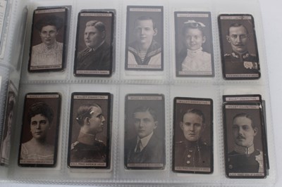 Lot 181 - Cigarette cards - Dark blue binder containing a selection of Wills Sets, part sets and odd cards.