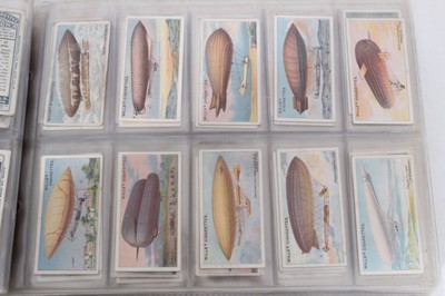 Lot 181 - Cigarette cards - Dark blue binder containing a selection of Wills Sets, part sets and odd cards.