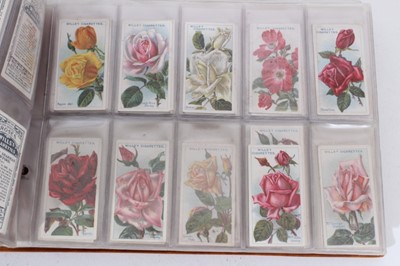 Lot 181 - Cigarette cards - Dark blue binder containing a selection of Wills Sets, part sets and odd cards.