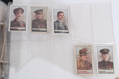 Lot 187 - Cigarette cards - Gallaher Ltd 1915/16. Great War Victoria Cross Heroes, selection of 49 odd cards.