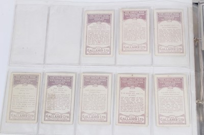 Lot 187 - Cigarette cards - Gallaher Ltd 1915/16. Great War Victoria Cross Heroes, selection of 49 odd cards.