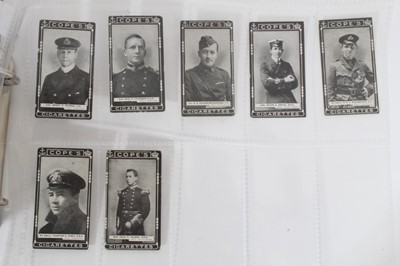 Lot 188 - Cigarette cards - Cope Bros & Co Ltd 1917. 16 different VC & DSO Naval & Flying Heroes (Unnumbered).