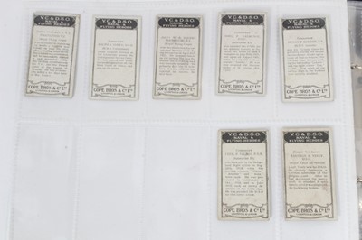 Lot 188 - Cigarette cards - Cope Bros & Co Ltd 1917. 16 different VC & DSO Naval & Flying Heroes (Unnumbered).