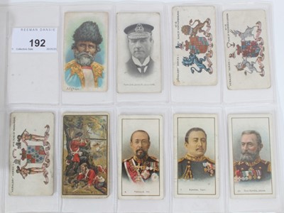 Lot 192 - Cigarette cards - Small selection of Taddy & Co type cards