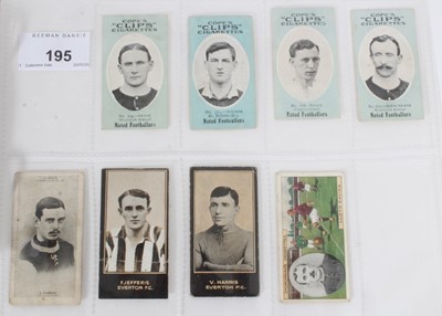 Lot 195 - Cigarette cards - Selection of scarce football related cards.