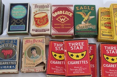 Lot 201 - Small collection of empty Pre-War cigarette packets in generally poor condition.