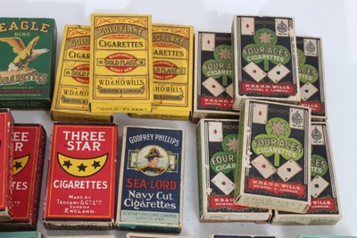 Lot 201 - Small collection of empty Pre-War cigarette packets in generally poor condition.