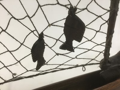 Lot 1845 - African carved wooden model of a fishing boat