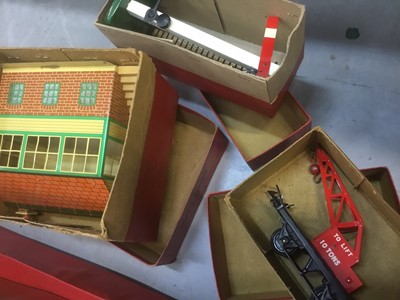Lot 1715 - Tinplate clockwork model railway