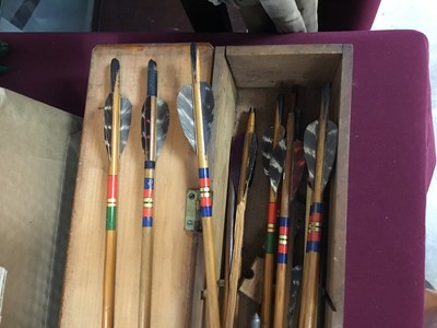 Lot 2260 - Late Victorian archery set by Buchanan, Piccadilly