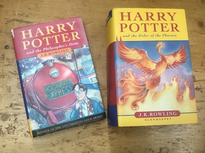 Lot 183 - Harry Potter and the Philosophers stone, early edition 1998, and another